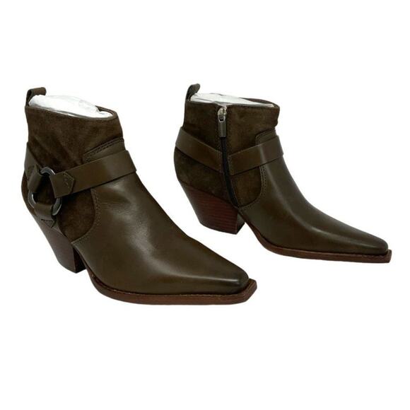 Vince Camuto Nenanie Pointed Toe Bootie Sable Size 7.5 NWT $179 MSRP - Picture 3 of 7